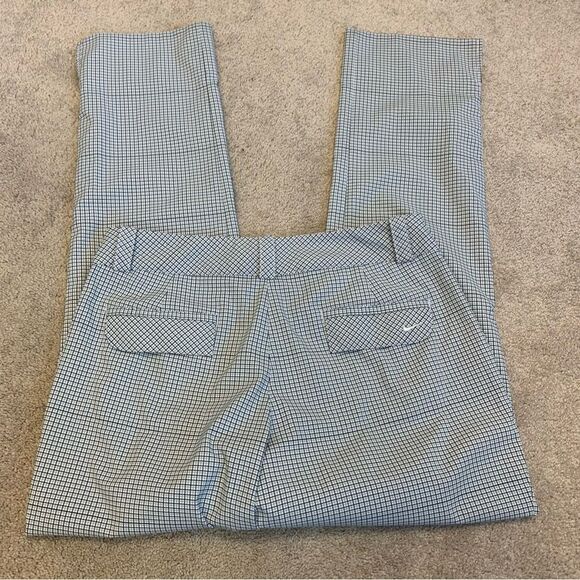 Nike golf women's white black gray plaid check pants Sz 8/M NWOT - Picture 4 of 13